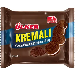 Ulker Kakao Kremali Biskuvi 4X61G 11X1 11